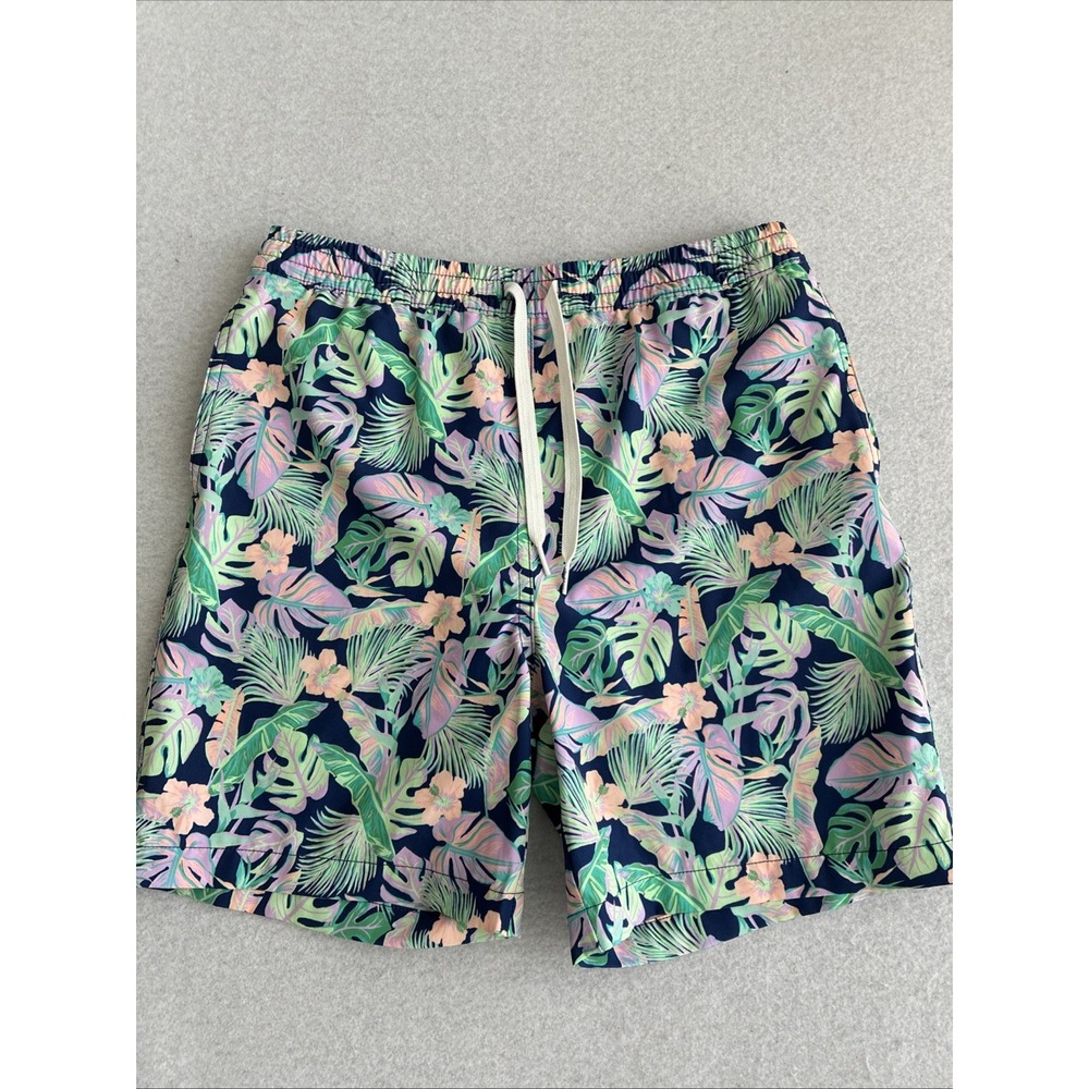 Chubbies Swim Trunks Youth Boys Large 14/16 Tropical Floral Print Shorts Beach